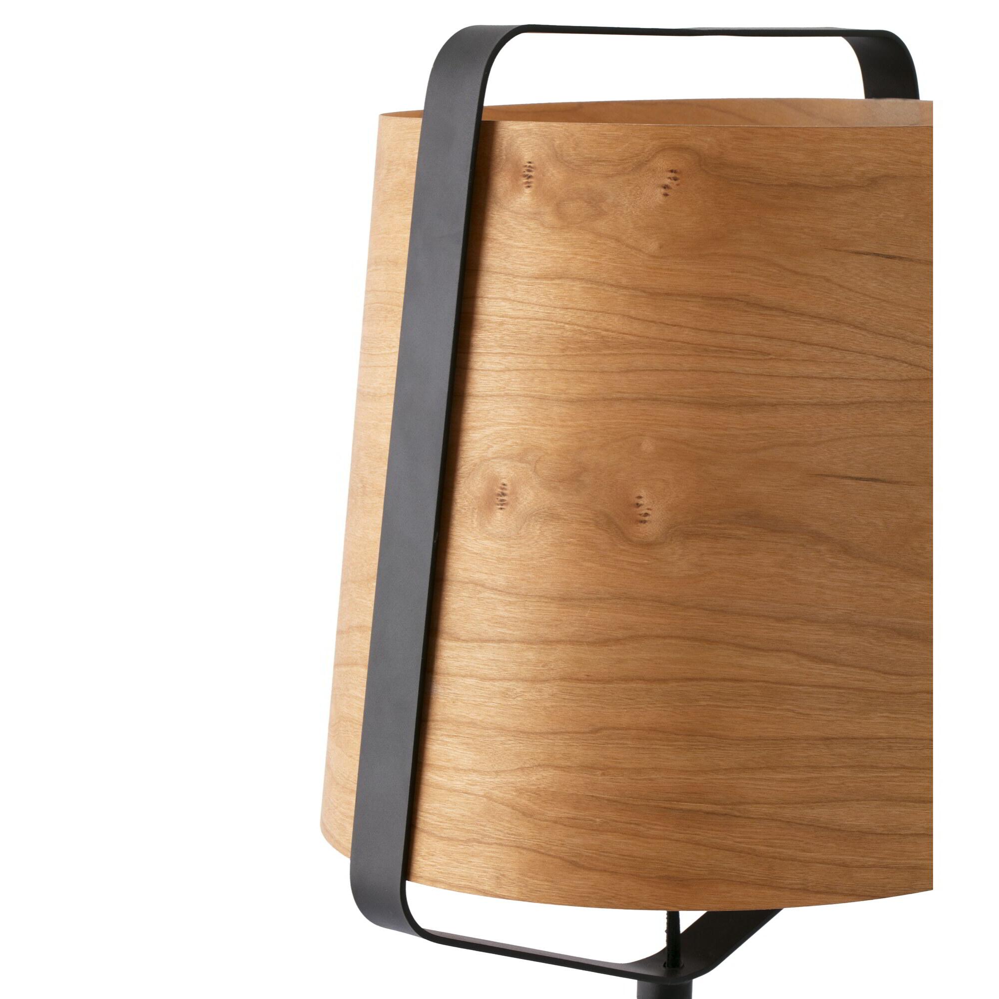 STOOD Lampe table moire et bois