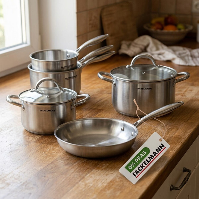 Poêle à Frire, Casseroles, Faitouts inox 18/10 Triply Fackelmann Vita3