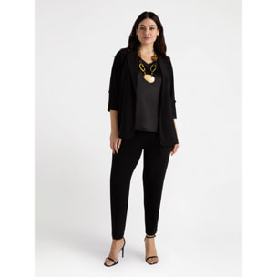 Fiorella Rubino - Pantalones joggers de tejido de punto - Negro