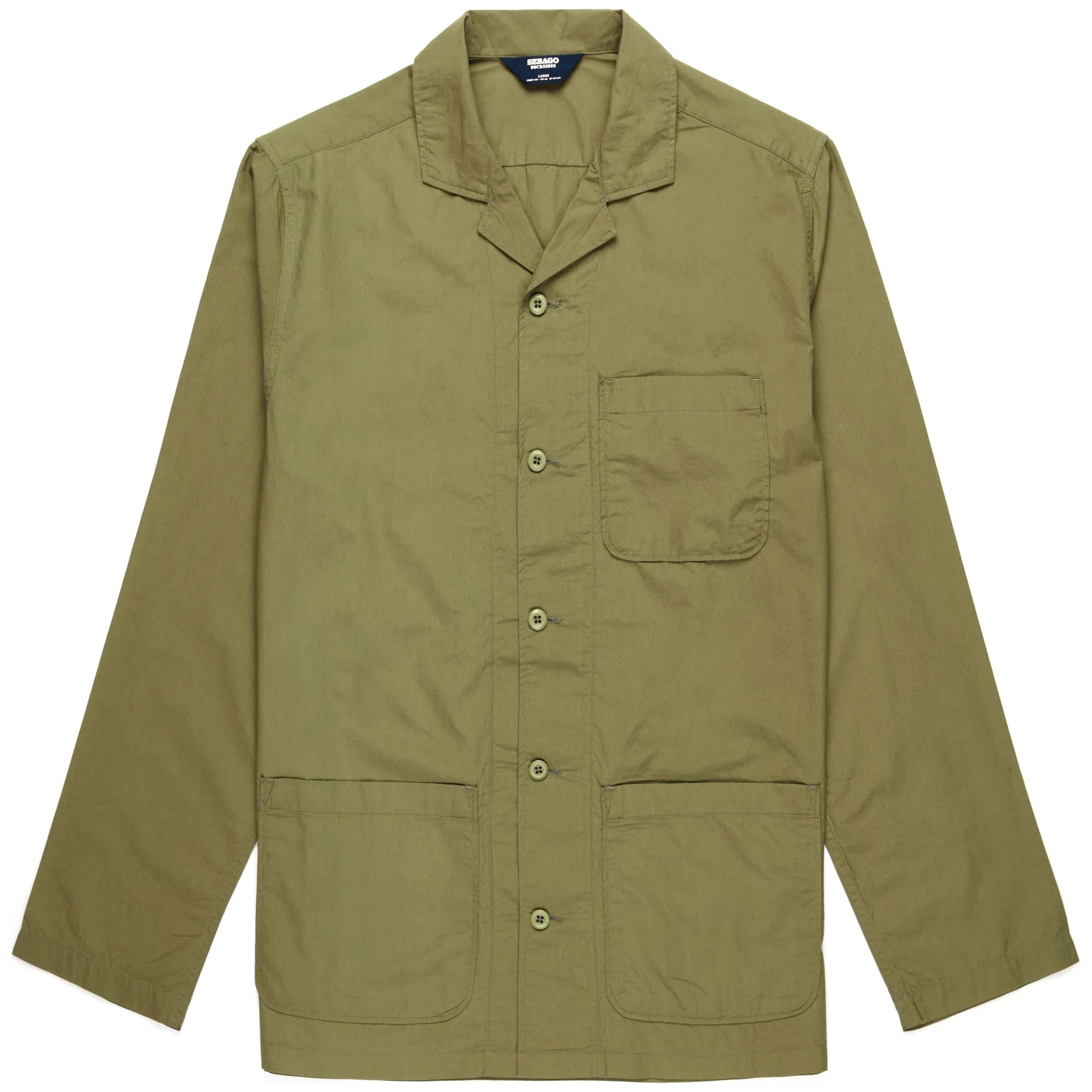 Overshirt Sebago Uomo Donna Green OTISFIELD