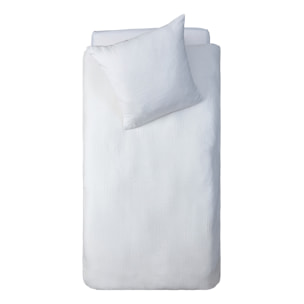 Parure de lit enfant en gaze de coton - Blanc