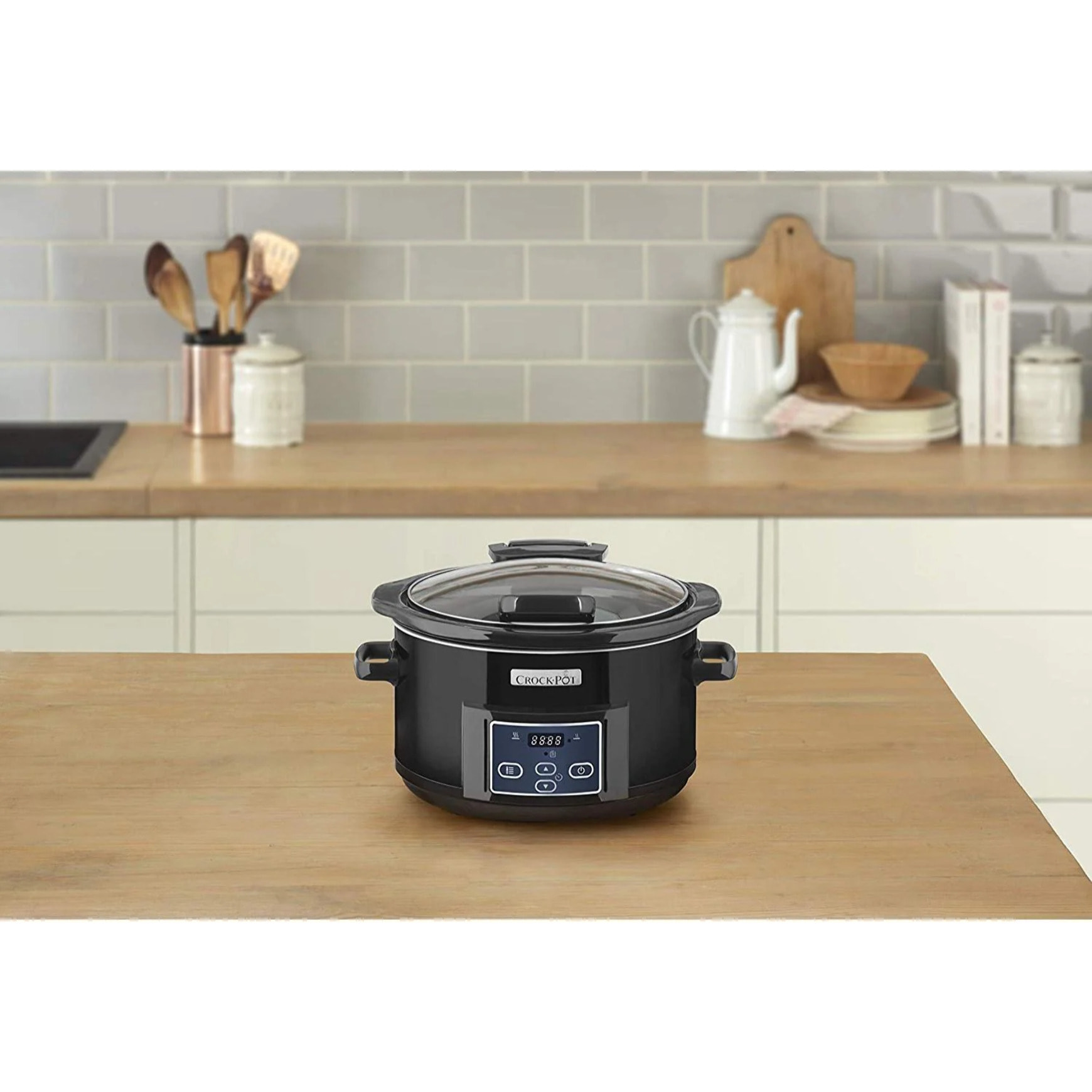 Crockpot olla cocción lenta 4,7 L CSC052X con tapa abatible