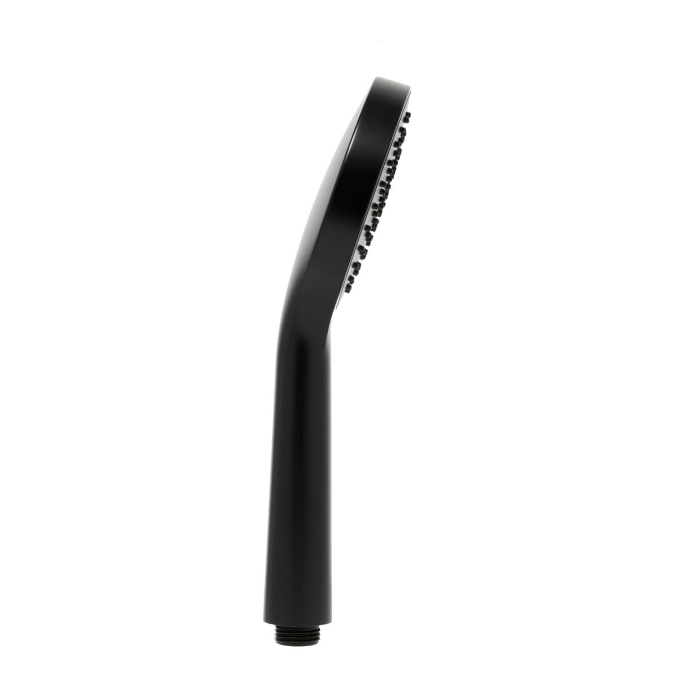 Douchette à main en plastique, 1 jet, buses silicone, noir mat (SATBSRS21C)