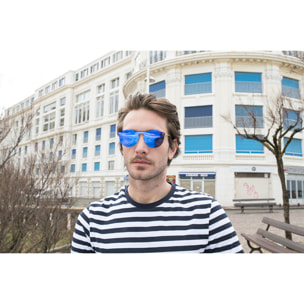 Gafas de sol PALO ALTO HELSINKI - Azul oscuro espacial / Azul oscuro espacial y patillas metálicas doradas