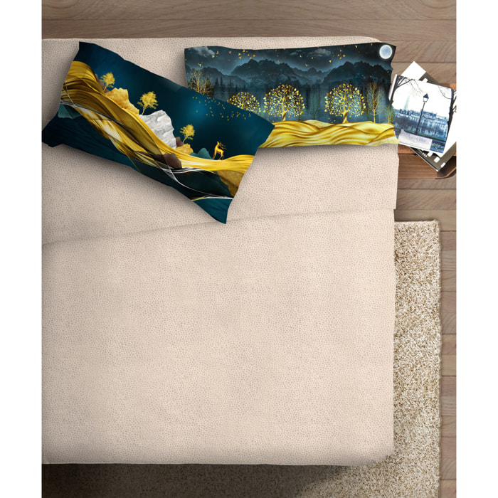 Completo fotografico Fine-Art 2 piazze Disegno Gold