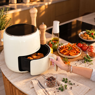 Friteuse sans huile 4,5L crème COLORAMA