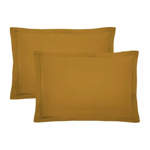 Lot de 2 taies Olana safran