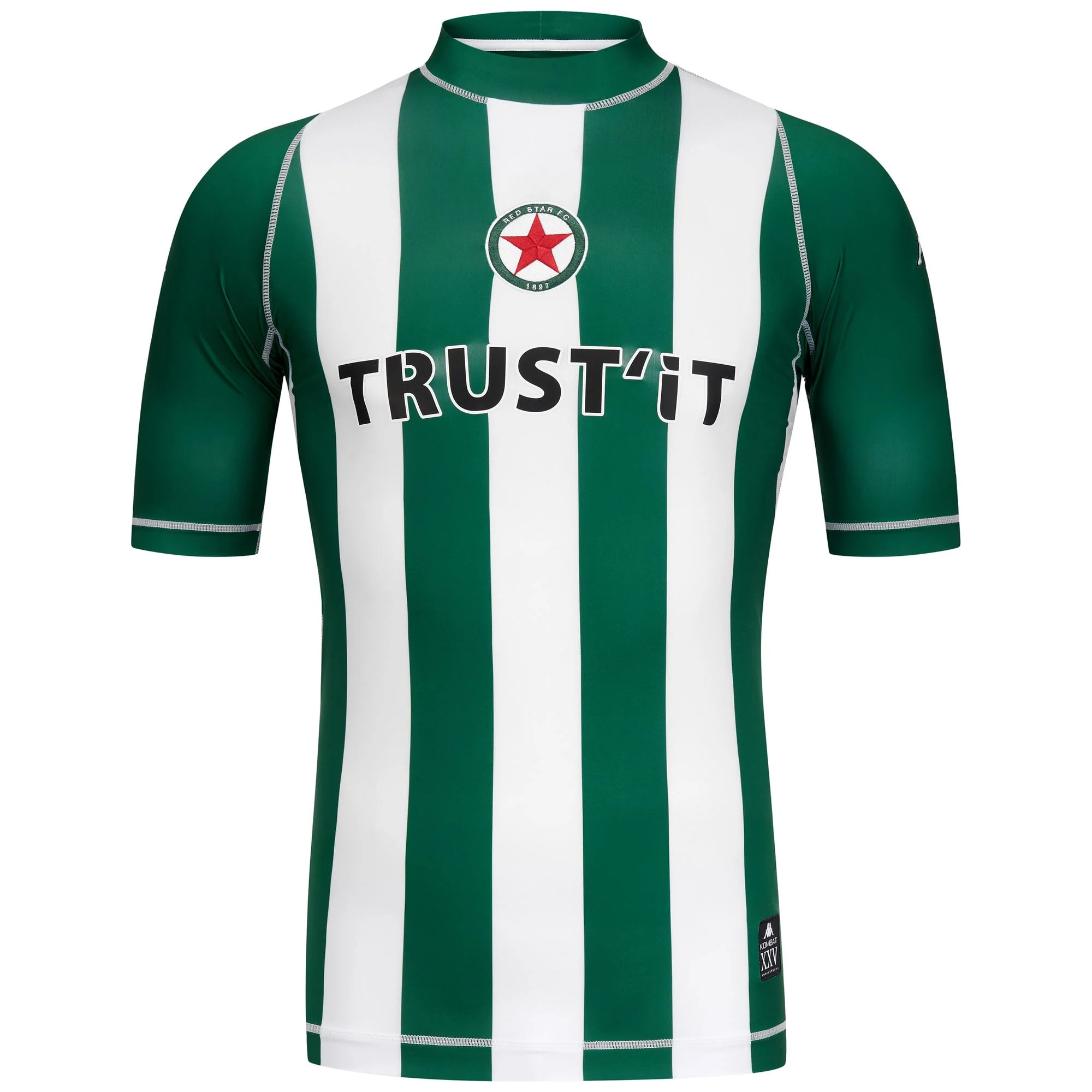 Kappa - Camisetas de juego Hombre Verde - Kombat Xxv Red Star