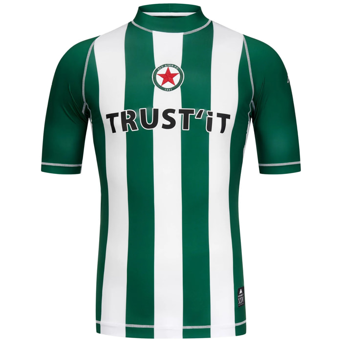Kappa - Camisetas de juego Hombre Verde - Kombat Xxv Red Star