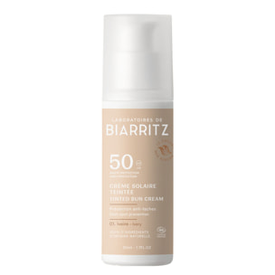 Solaire SPF50 - Crème Solaire Prévention Anti-Taches Bio 50ml