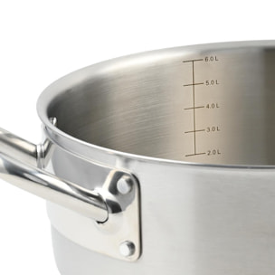 Faitout triplex 24x8,5cm - Induction