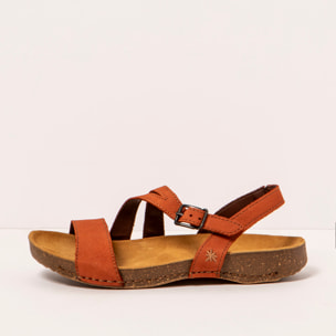 Sandalias 1045 NOBUCK DARK ORANGE/ I BREATHE color Dark orange
