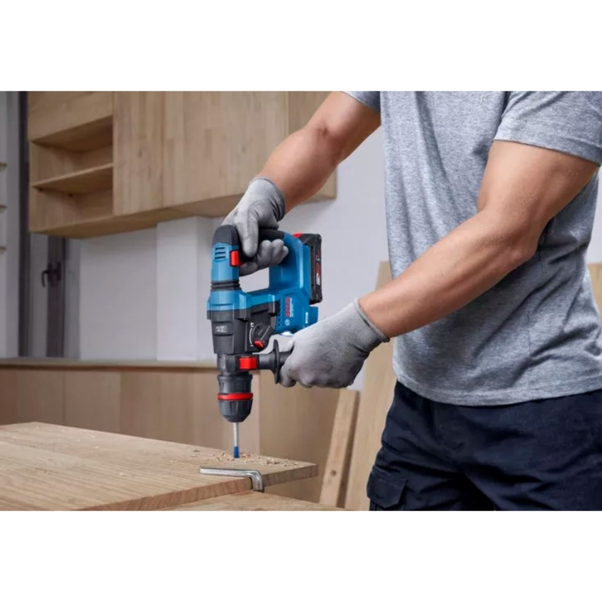 Perforateur GBH 18V-18 X Professional mandrin OneChuck avec KickBack Control, sans batterie, ni chargeur - Livré dans L-Boxx 136 - BOSCH - 0611927102