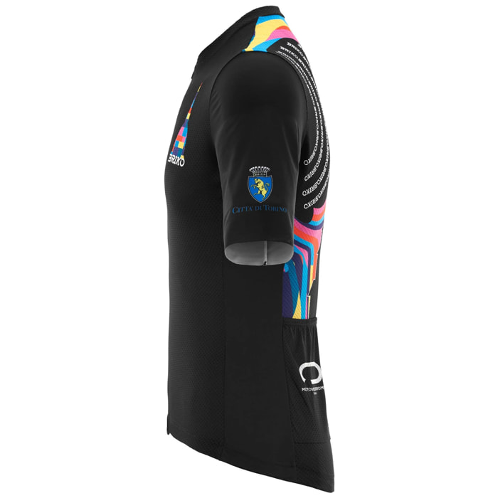 Maglie gioco Briko Uomo Donna Nero Gfbt Jersey