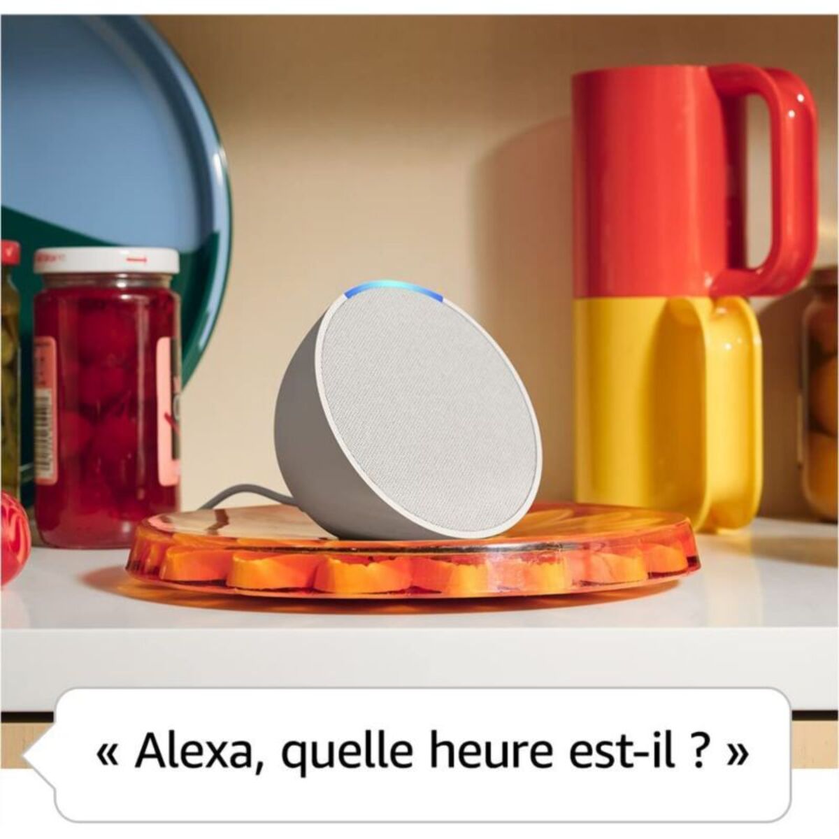 Assistant vocal AMAZON Echo Pop Vert canard