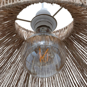 Suspension "Zelia" jute beige D38cm