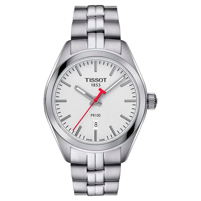 Reloj Tissot T101.210.11.031.00 Mujer Analogico Cuarzo con Correa de Acero inoxidable