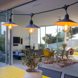 Guirlande solaire VINTY 10 LED 6M