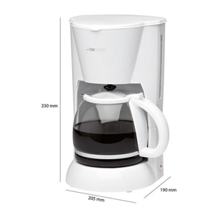 Cafetière 12-14 tasses 1,5L Clatronic KA 3473 Blanc