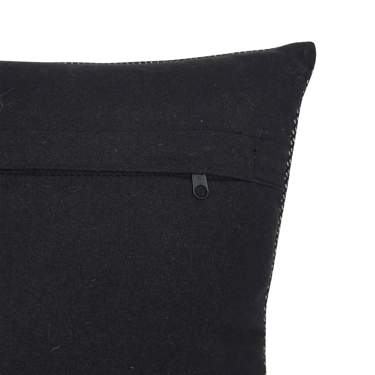 Coussin Kubus noir 38x38cm