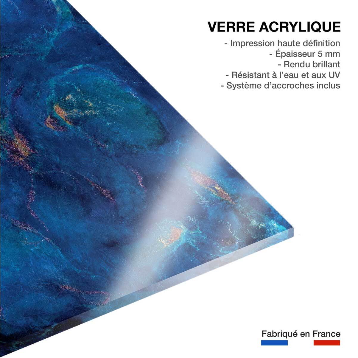 Tableau déluge Tableau plexiglas