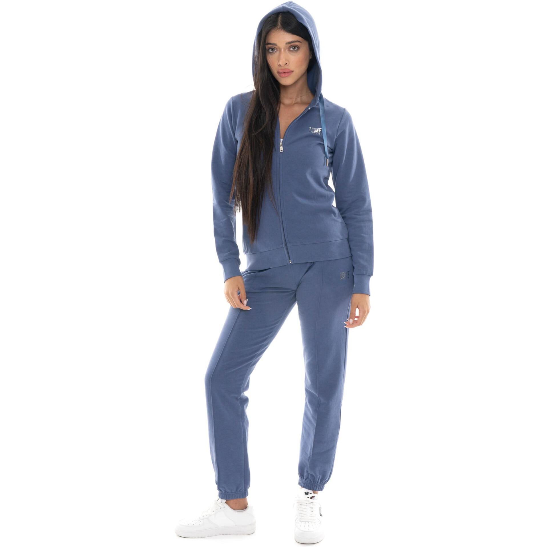 Chándal mujer Leone 1947 Apparel Never Without cremallera capucha invierno