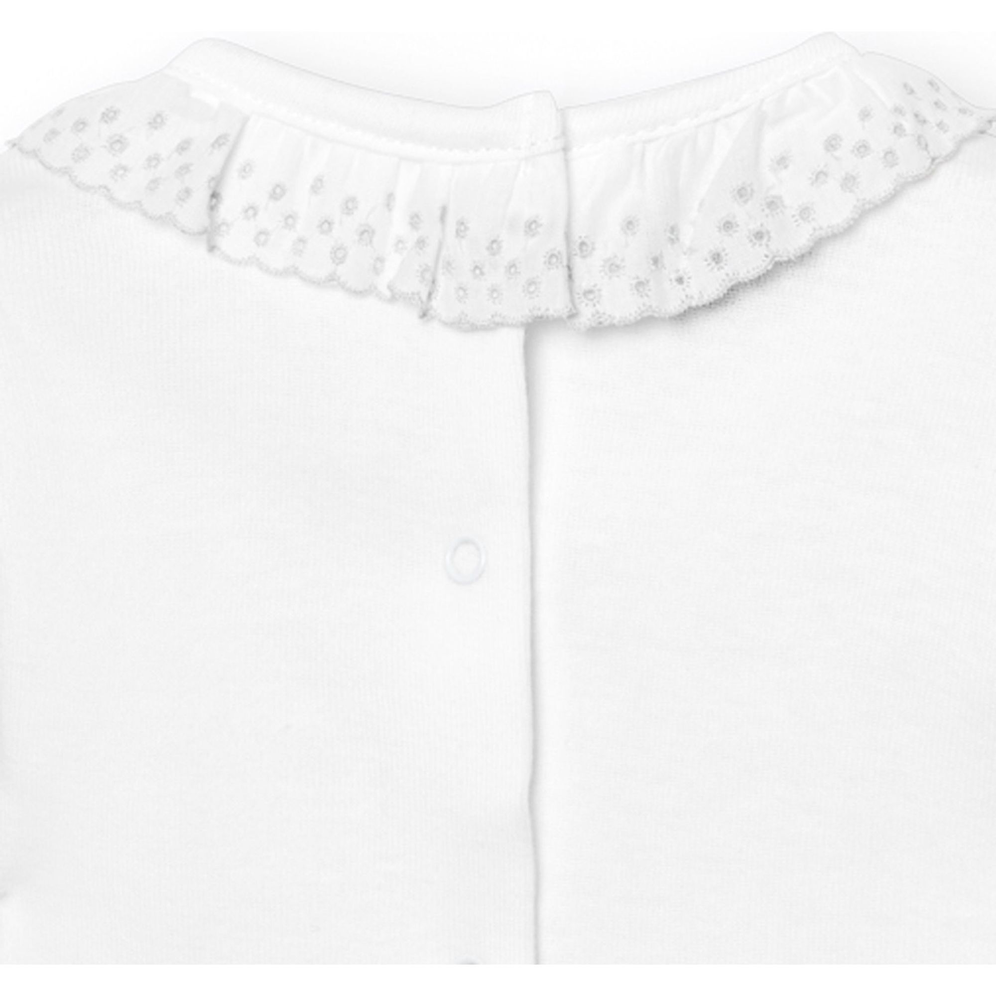 Body bebé manga corta cuello batista