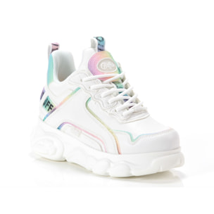 Sneakers Alte Buffalo Cld Chai Vegan Nappa White Rainbow Bianco