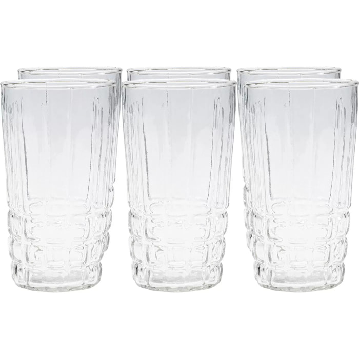 Verres à eau Ice set de 6 Kare Design