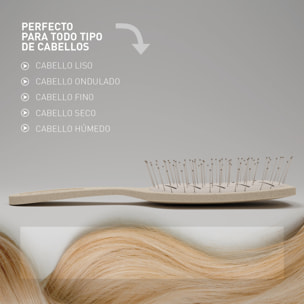 Brosse Recyclable Plate - Beige - Soies de 20 mm