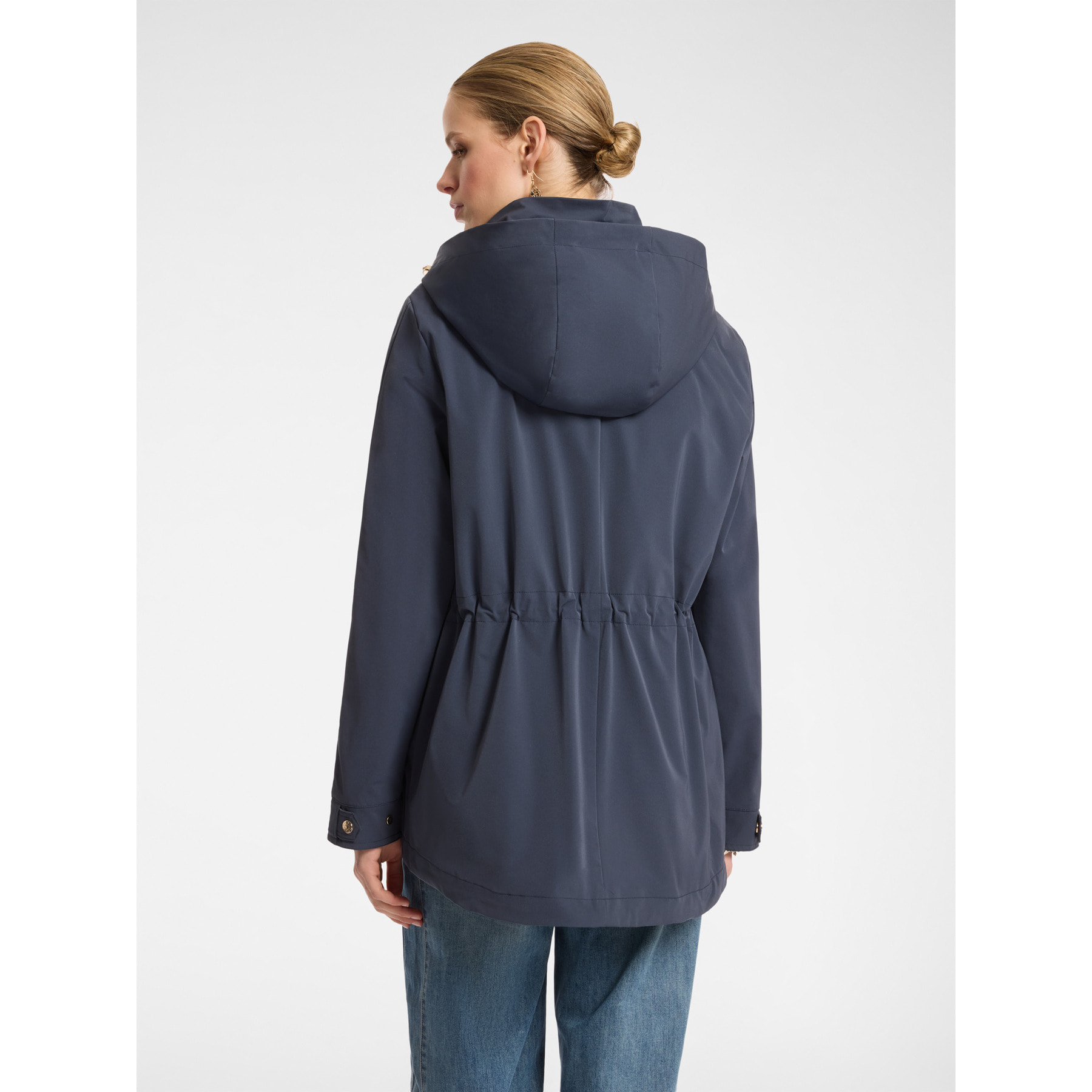 Elena Mirò - Parka corta desmontable - Azul