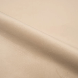 Lot de 2 chaises en velours blanc cassé et bois de noyer - Esmée