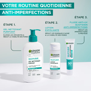 Garnier SkinActive PureActive Salicylique Anti-UV Quotidien Anti-imperfections SPF 50+ 40mL