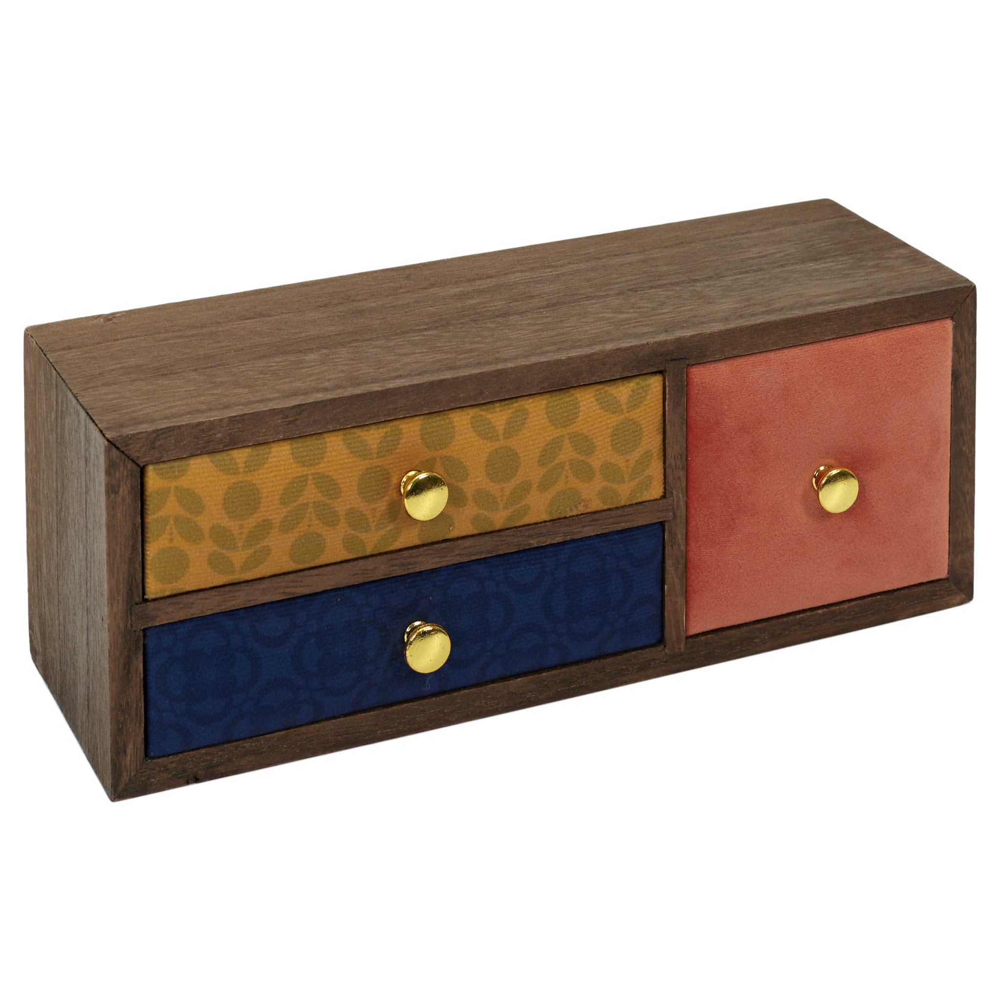Rangement 3 Tiroirs Velours