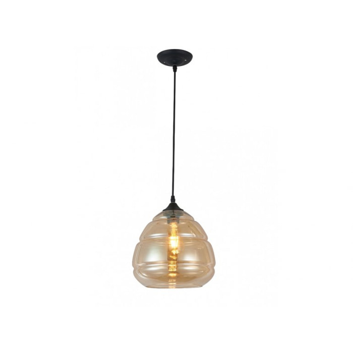 Suspension en verre fumé - CHAMPI