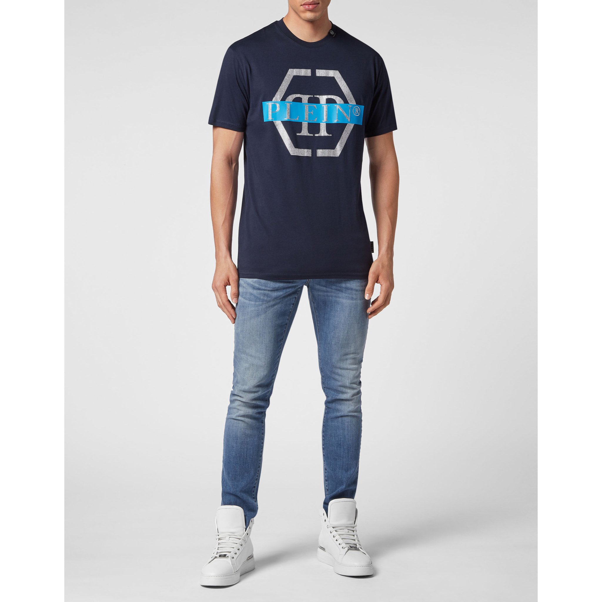 PHILIPP PLEIN Camiseta Cuello Redondo Ss