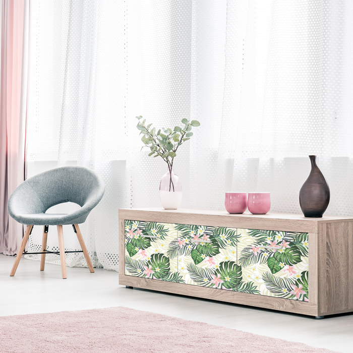 Sticker meuble tropical Latacunga 60 x 90 cm