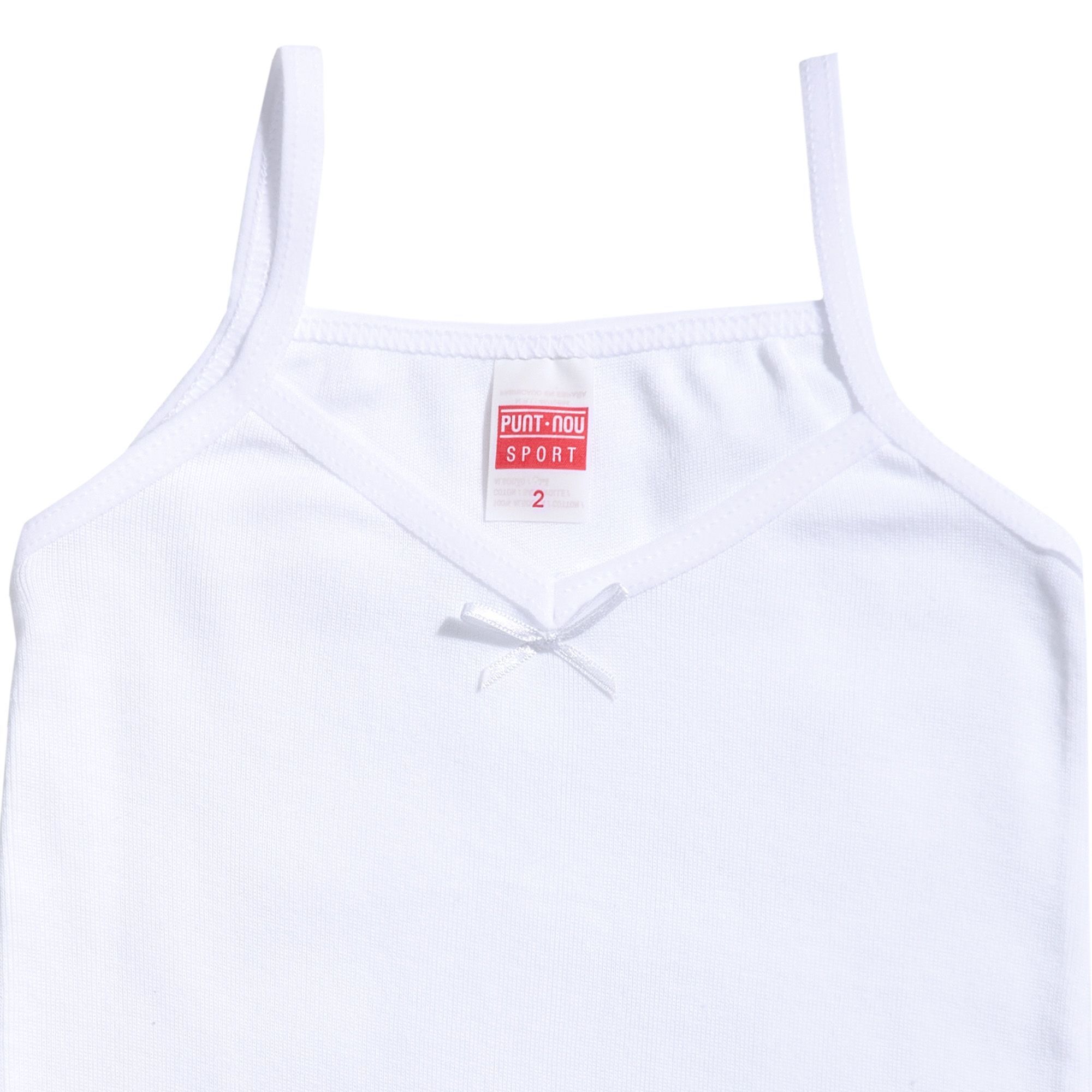 Camiseta Niña Tirante Canale 1X1 Blanco Talla 2