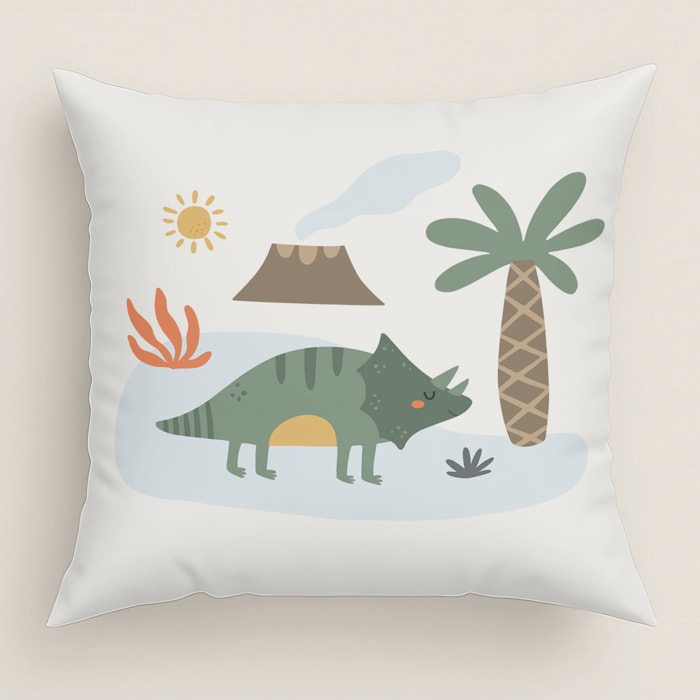 Cool Kids - Funda de Cojín Estampado - Con Cremallera - Sin relleno - 100% Algodón - Dinoland