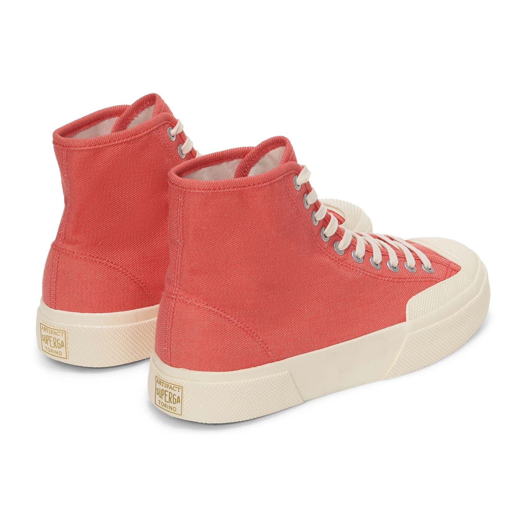 Le Superga Uomo Donna 2433 Works High Cut Denim Yarn Dyed