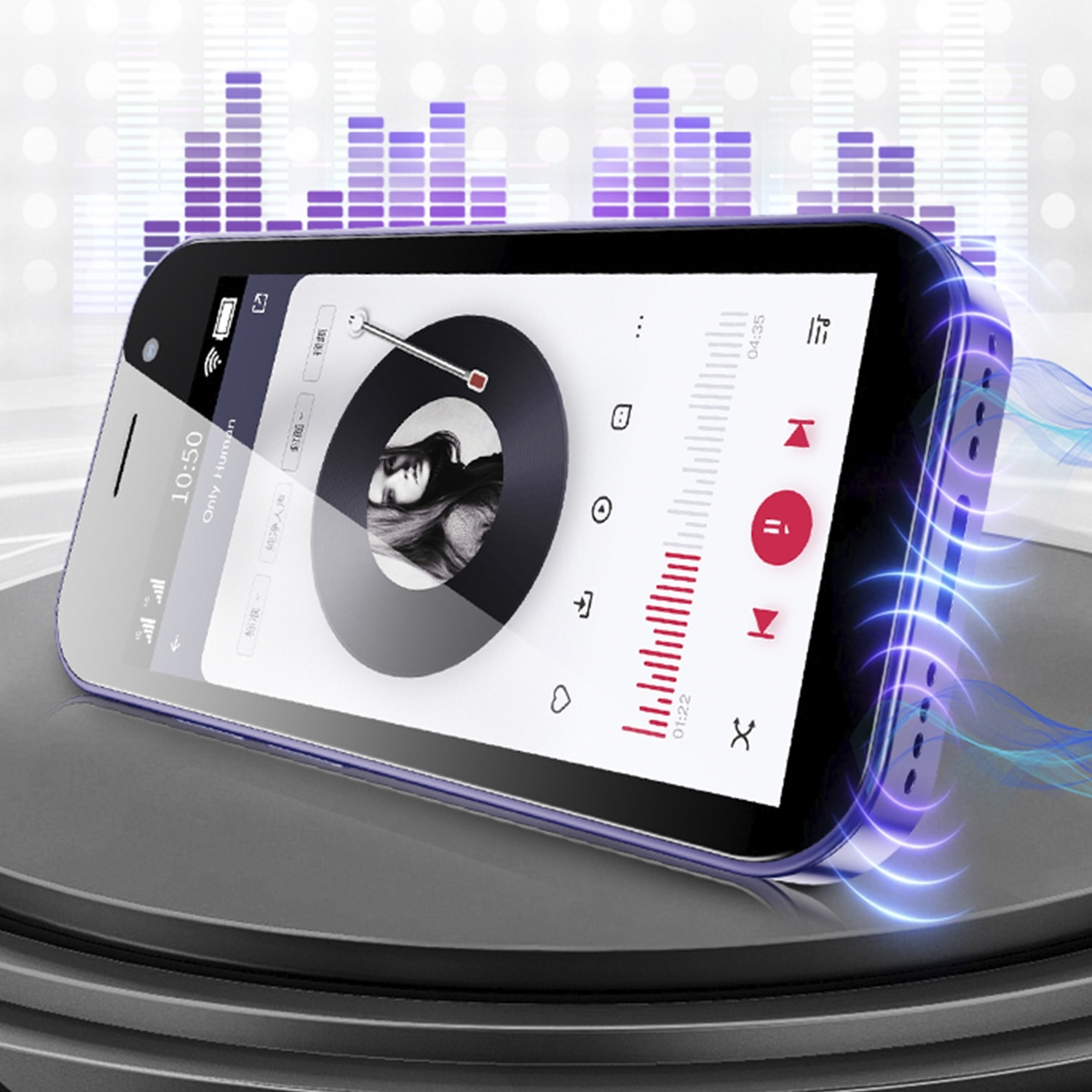 DAM Smartphone  Mini 14 PRO 4G, Android 9.0, 2GB RAM + 16GB. Schermo da 3''. Doppia scheda SIM. 4,7x1,2x9,4 cm. Colore nero