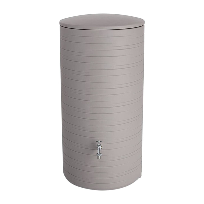 Bidón para agua de lluvia novara de 280l color mocca