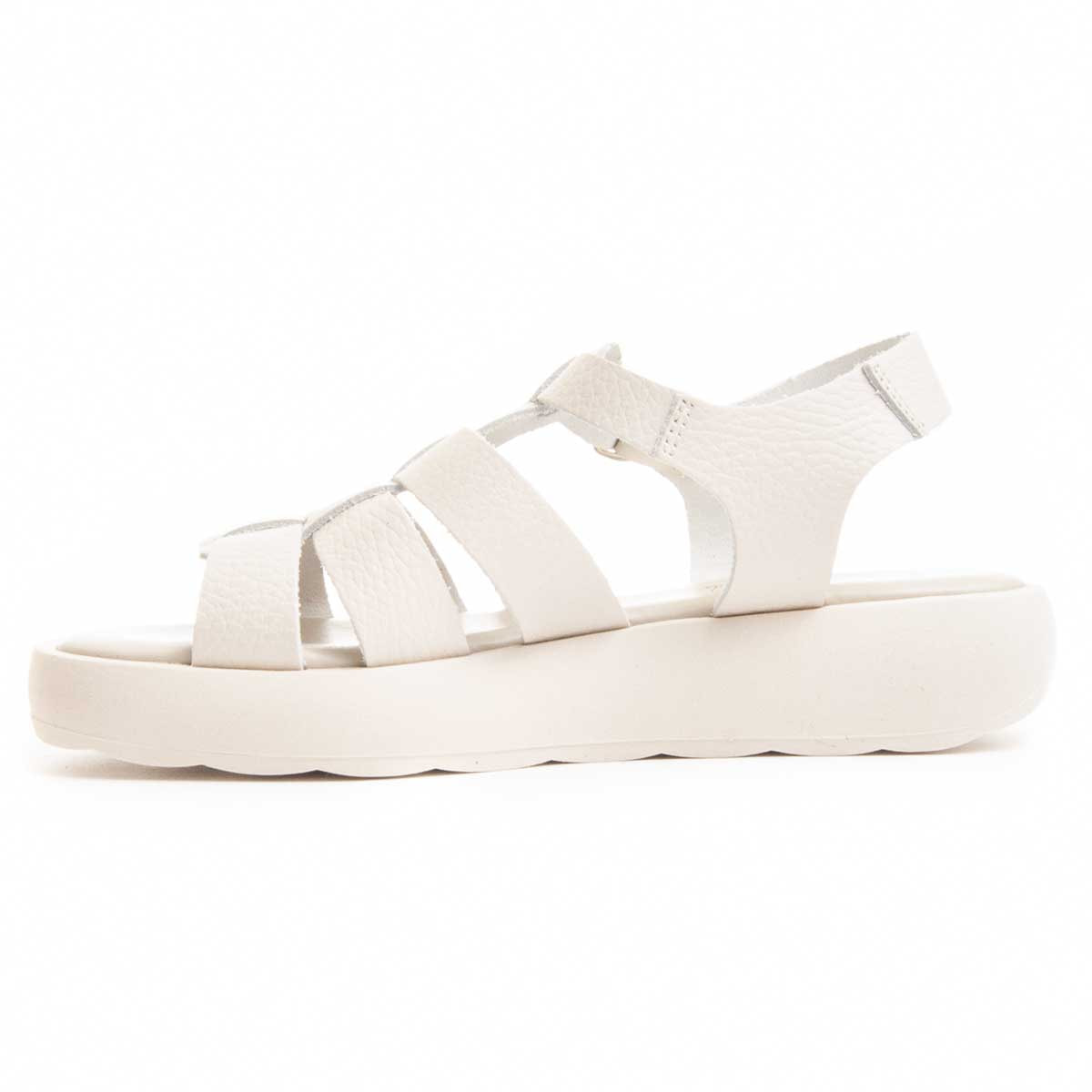 Sandalias de Plataforma - Blanco - Altura: 3 cm