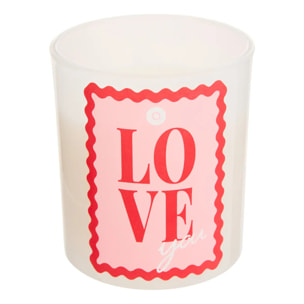 Bougie parfumée 190g Love parfum floral