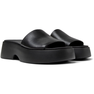 Sandalias - CAMPER Tasha - Negro - Cuero liso