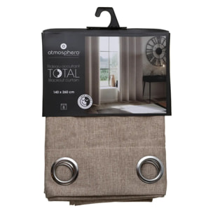 Rideau occultant "Lua" beige 140x260cm