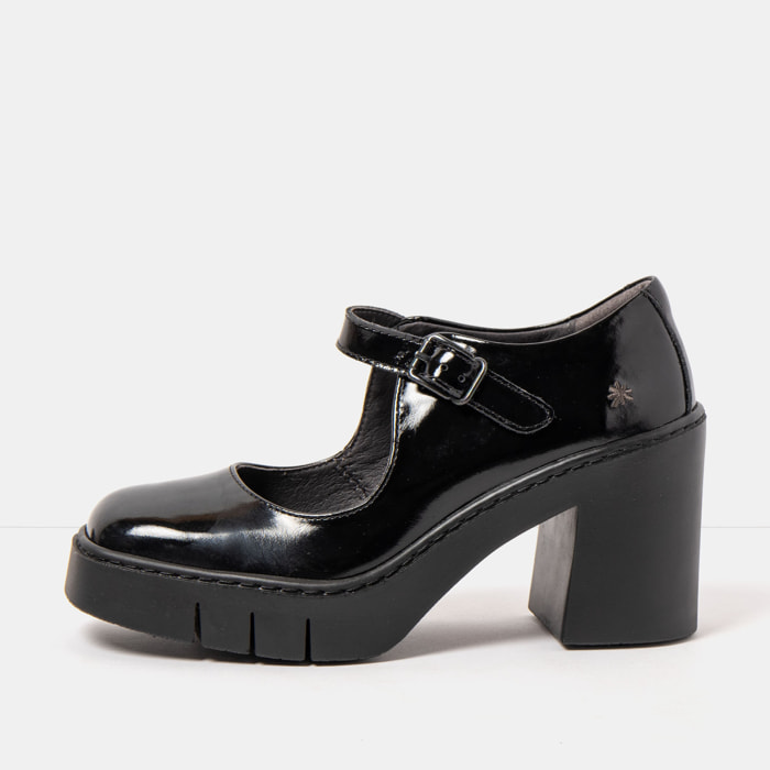 Zapatos 1984 NAPPA SHINNY BLACK/BERNA color Black