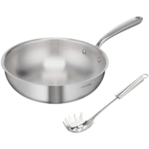 Wok LAGOSTINA Saltapasta Amore Mio 26 cm + Cuillère
