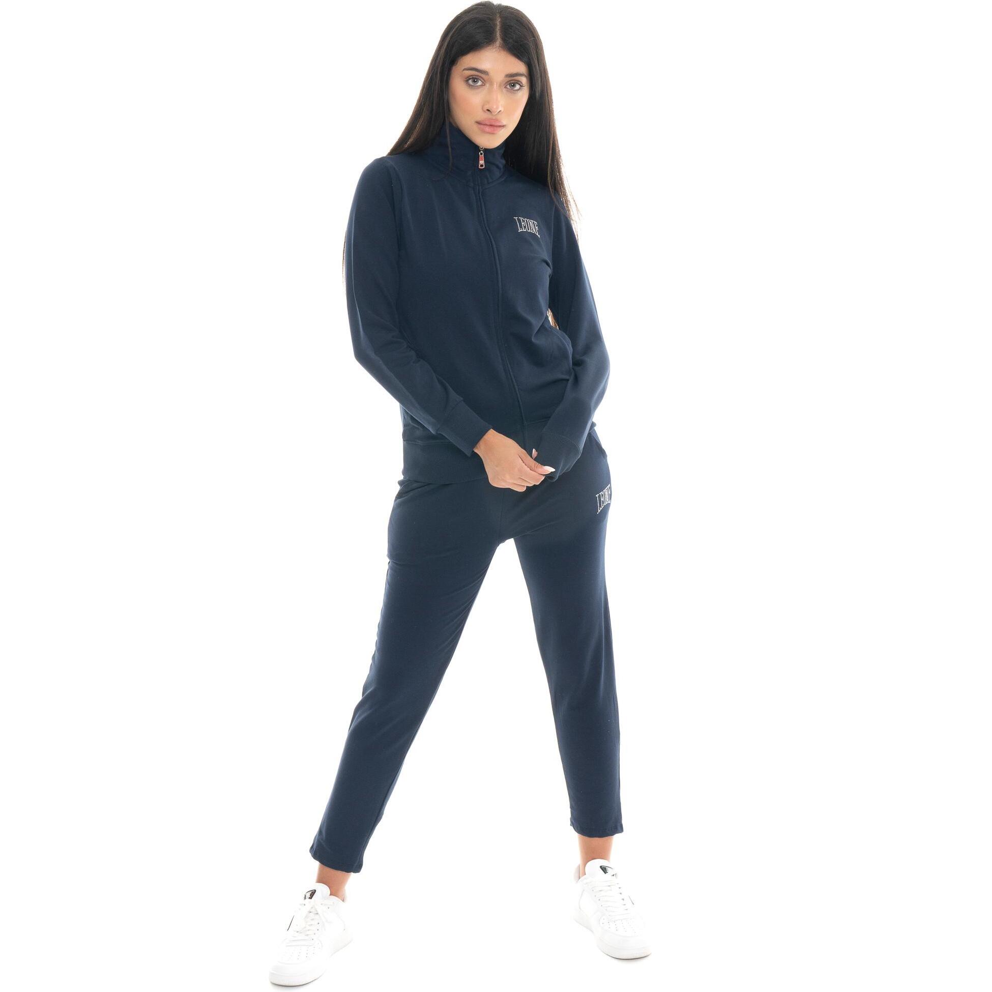 Tuta invernale donna collo alto e zip, pantalone dritto Leone 1947 All You Need