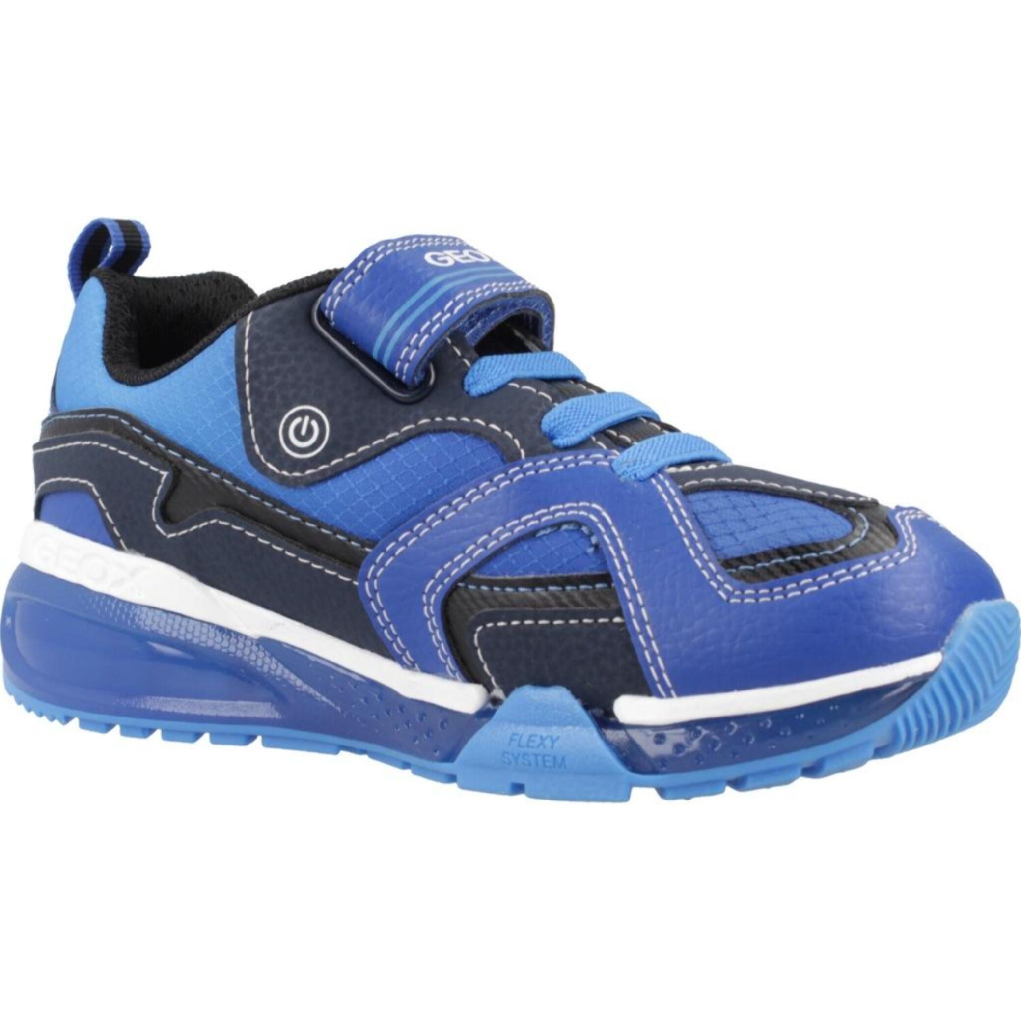 Zapatillas Niño de la marca GEOX  modelo J BAYONYC BOY AZUL